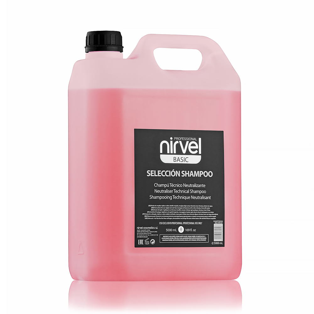 NIRVEL, Шампунь после окрашивания и химической завивки Neutralising Technical Shampoo, 5000 мл.