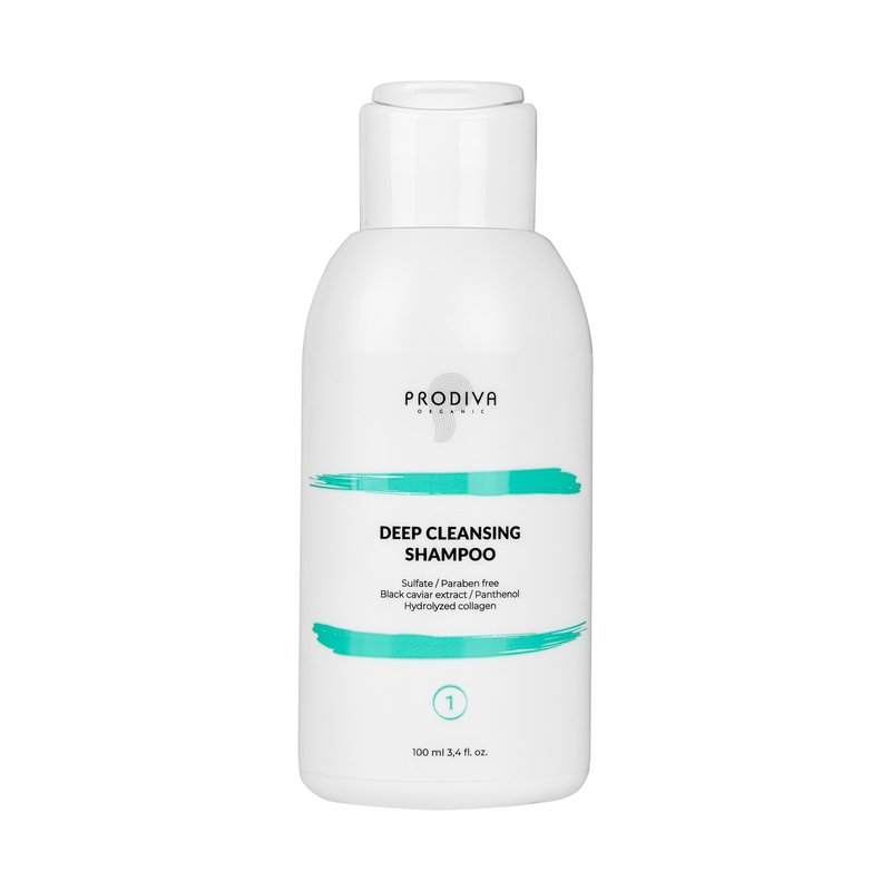 PRODIVA, Шампунь глубокого очищения Deep Cleansing Shampoo, 100 мл.