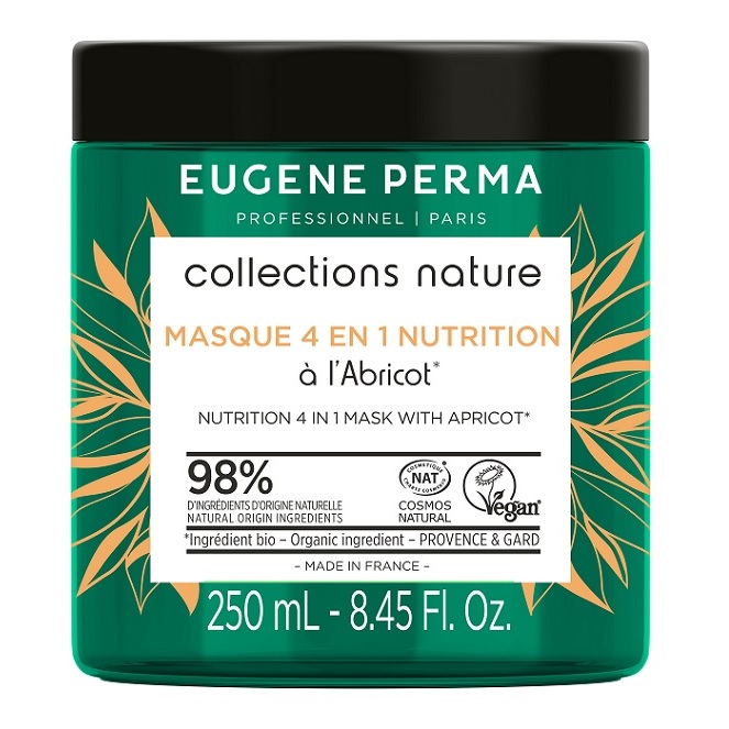 EUGENE PERMA, EUGENE PERMA, Маска для волос восстанавливающая Ши Био 4 в 1 Collections Nature, 250 мл.