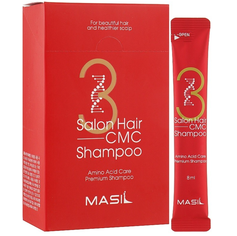 MASIL, Восстанавливающий шампунь с аминокислотами 3 Salon Hair CMC Shampoo, 20*8 мл.
