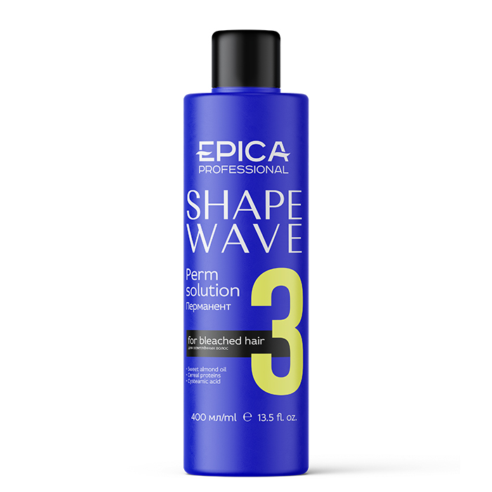 Перманент для осветлённых волос Shape wave 3, 400 мл.