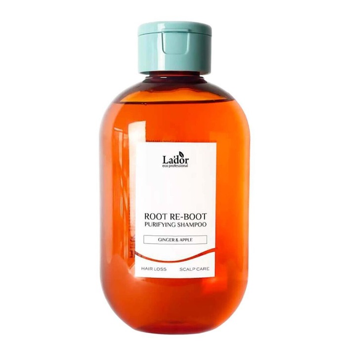 LA'DOR, Шампунь для восстановления корней волос с экстрактами имбиря и яблока Root Re-Boot Purifying Shampoo, 300 мл.