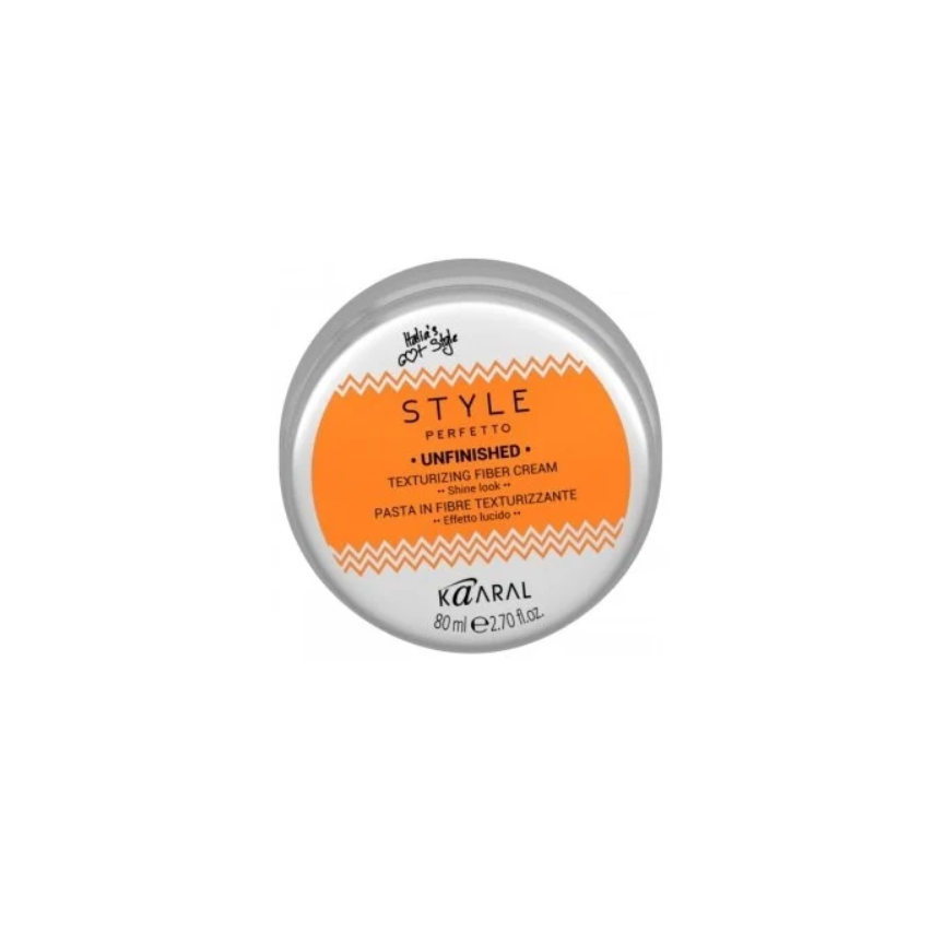 KAARAL, Волокнистая паста для текстурирования волос Style Perfetto Unfinished Texturizing Fiber Cream, 80 мл.