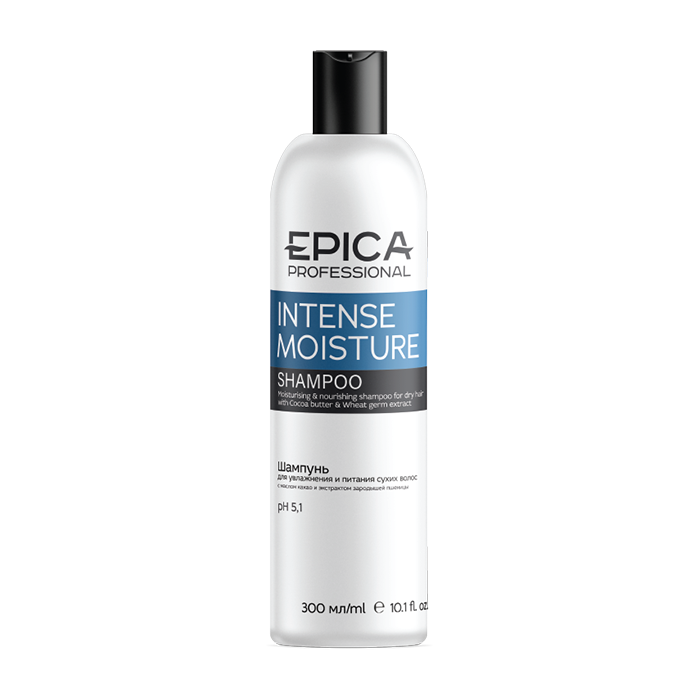 EPICA, Шампунь для увлажнения и питания сухих волос Intense Moisture, 300 мл.