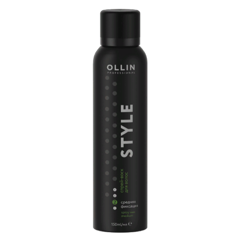 OLLIN, Спрей-воск для волос средней фиксации Ollin Style, 150 мл.