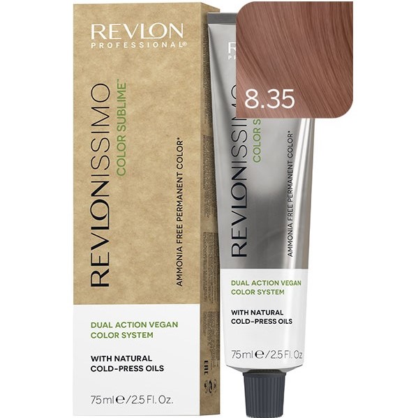 REVLON, Краска для волос Revlonissimo Color Sublime 8.35, 75 мл.