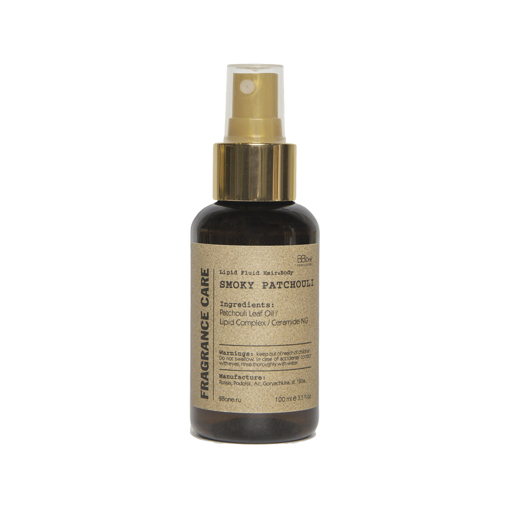 BB ONE, Парфюмированный флюид Lipid Fluid Hair & Body Smoky Patchouli Fragrance Care, 100 мл.