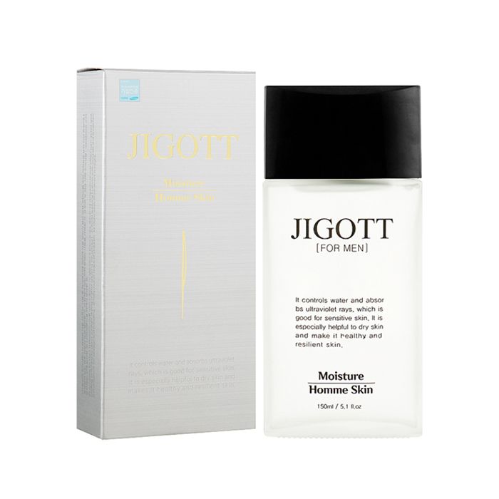 JIGOTT, Тонер для лица мужской Moisture Homme Skin, 150 мл.