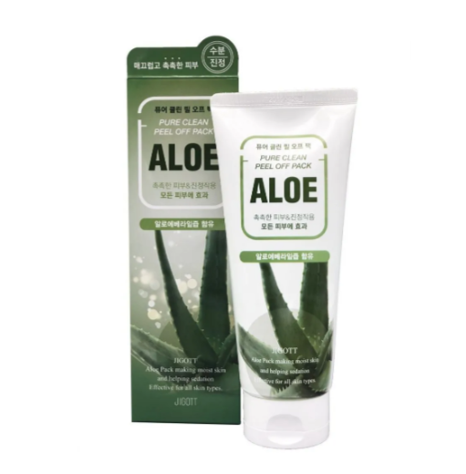 Маска-плёнка для лица на основе экстракта алоэ Aloe Pure Clean Peel Off Pack, 180 мл.