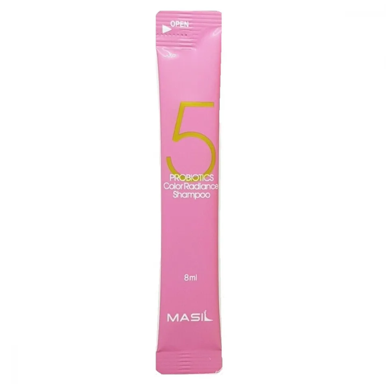 MASIL, Шампунь для сияния волос с пробиотиками 5 Probiotics Color Radiance Shampoo, 8 мл.