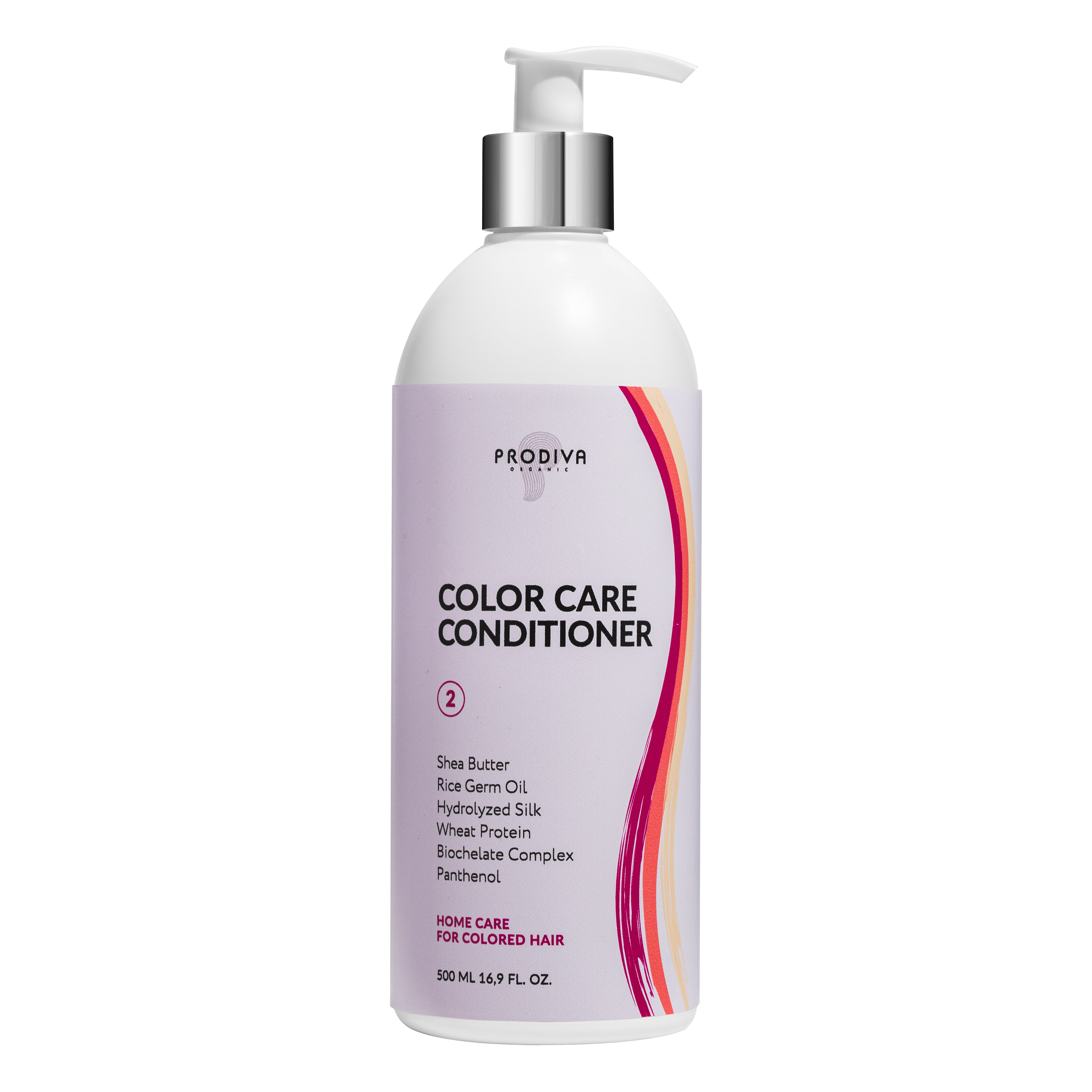 PRODIVA, Шампунь для окрашенных волос бессульфатный Color Care, 500 мл.