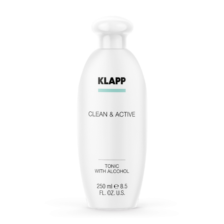 KLAPP, Тоник для лица со спиртом Clean & Active, 250 мл.