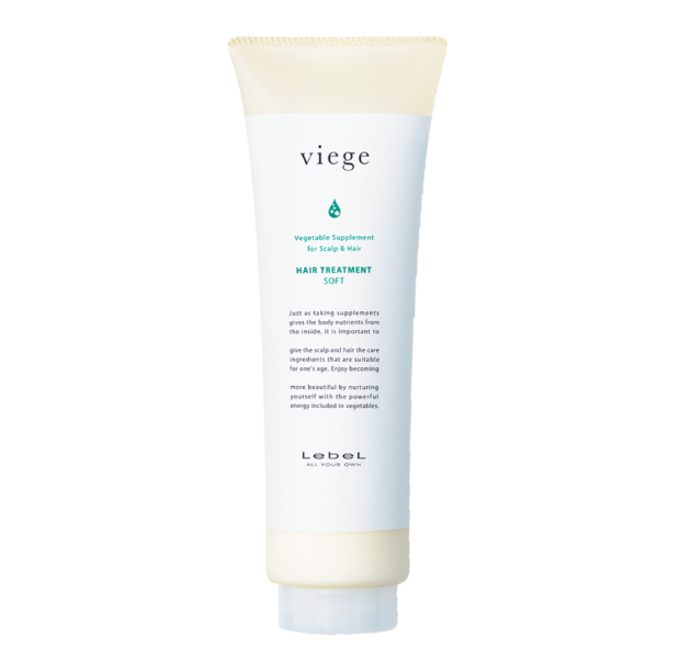 LEBEL, Маска для глубокого увлажнения волос Viege Treatment Soft, 240 мл.