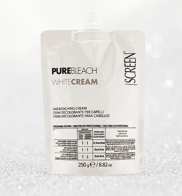 SCREEN, Крем Осветляющий для волос Pure Bleach White Cream, 250 мл.