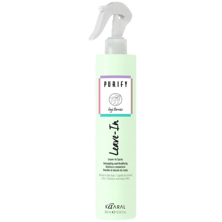 KAARAL, Распутывающий и увлажняющий спрей для нормальных и тонких волос Purify Leave-in Spray, 300 м