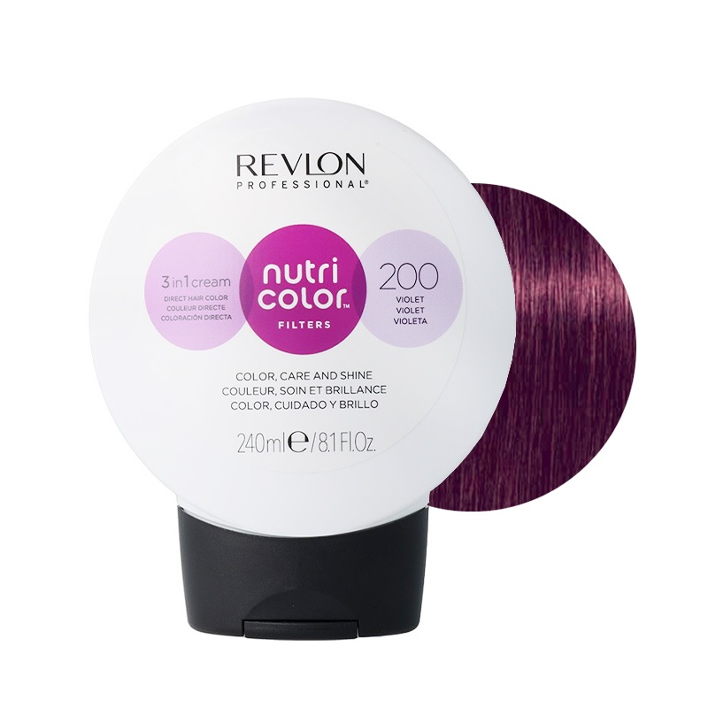 REVLON, Прямой краситель без аммиака Nutri Color Filters 200, 240 мл.