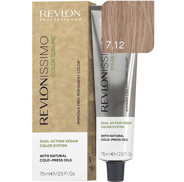 REVLON, Краска для волос Revlonissimo Color Sublime 7.12, 75 мл.