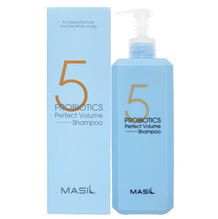 MASIL, Мягкий шампунь с пробиотиками 5 Probiotics Perfect Volume Shampoo, 500 мл.