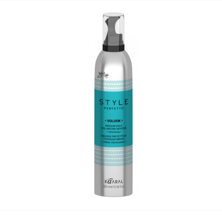 KAARAL, Мусс для укладки волос средней фиксации Style Perfetto Volook Medium Hold Volumizing Mousse, 300 мл.