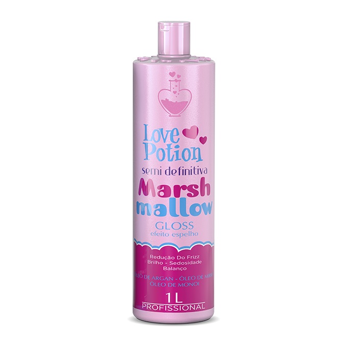 LOVE POTION, Нанопластика для волос Marshmallow Gloss, 1000 мл.