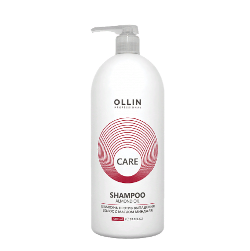 OLLIN, Шампунь против выпадения волос с маслом миндаля Almond Oil Shampoo Ollin Care, 1000 мл.