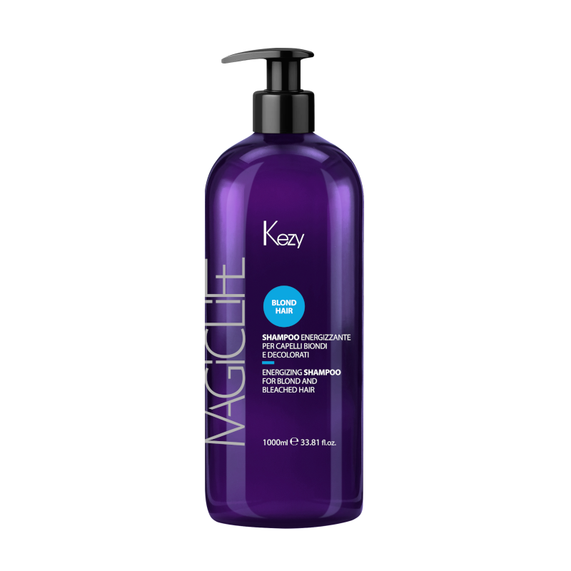 KEZY, Шампунь укрепляющий для светлых и обесцвеченных волос Blond Hair Magic Life, 1000 мл.