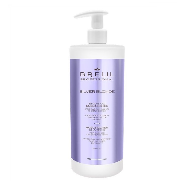 BRELIL, Шампунь для волос Sublimeches Biotreatment Silver Blonde, 1000 мл.