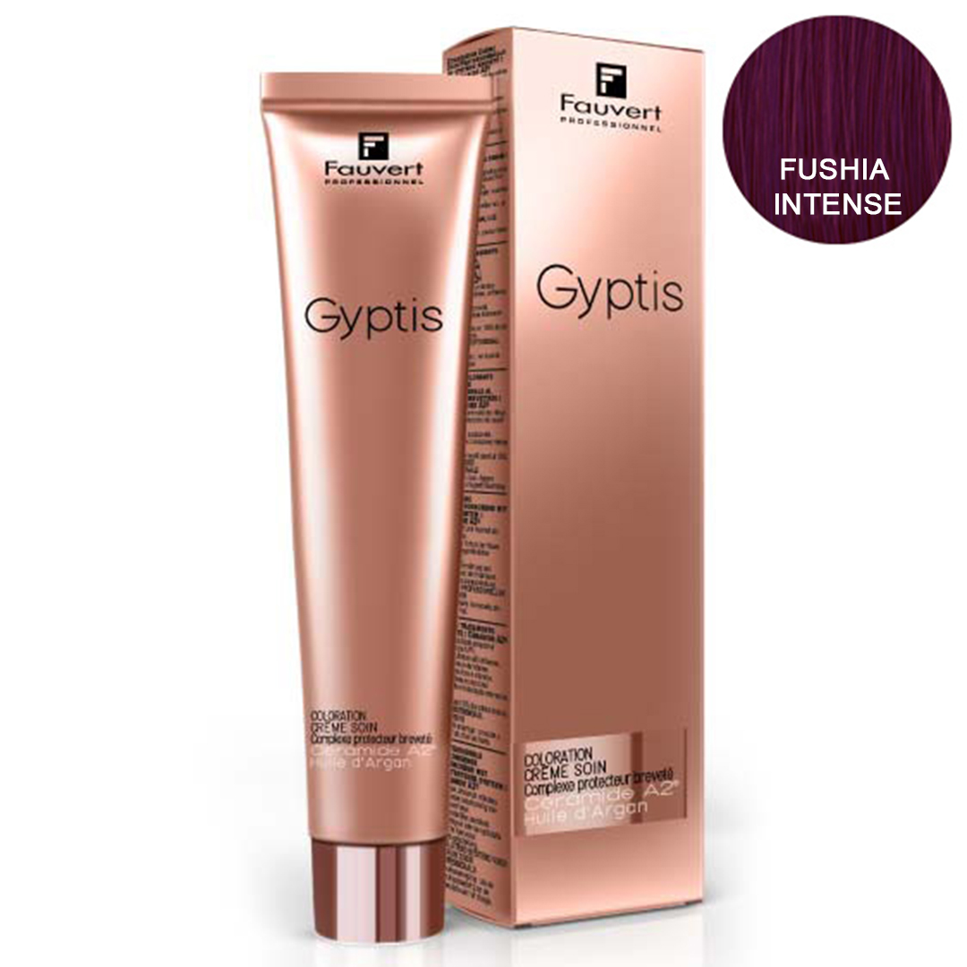 FAUVERT, Перманентный краситель для волос с керамидами А2 Gyptis Fushia Intense, 100 мл.