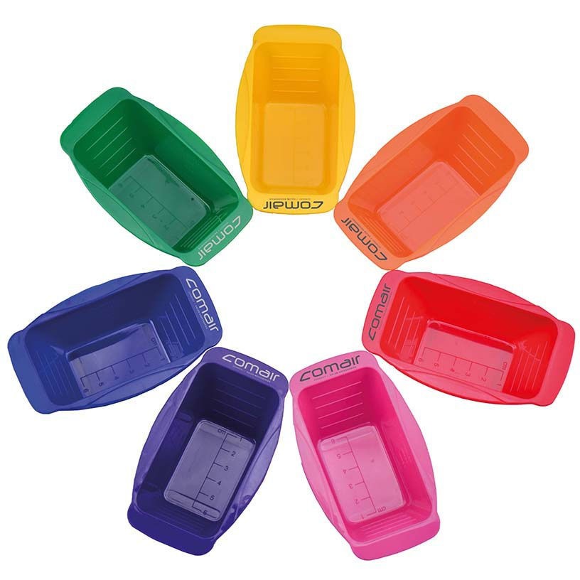 Набор из 7 пластмассовых мисочек для окрашивания 130 мл Rainbow mini, 1 шт.