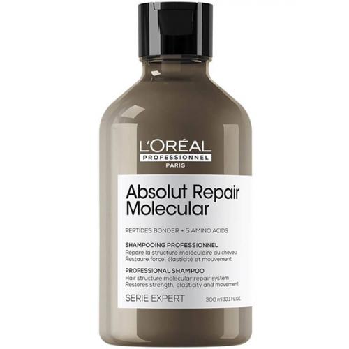 L'OREAL, Шампунь для молекулярного восстановления волос Expert Absolut Repair Molecular, 300 мл.