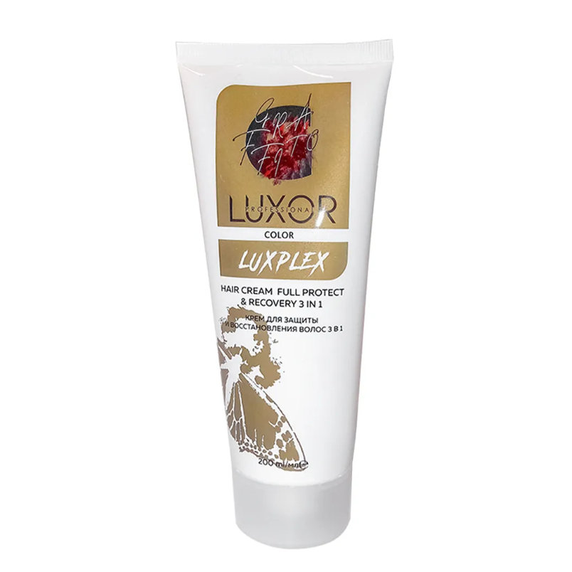 LUXOR, Крем для защиты и восстановление волос 3 в 1 Color LuxPlex, 200 мл.