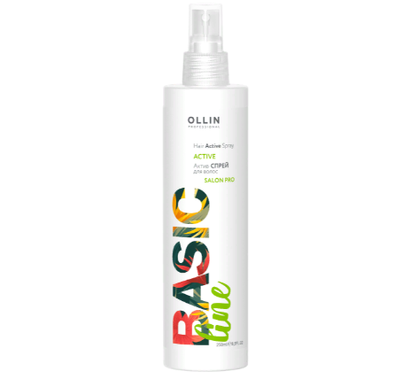 OLLIN, Актив-спрей для волос Ollin Basic Line, 250 мл.