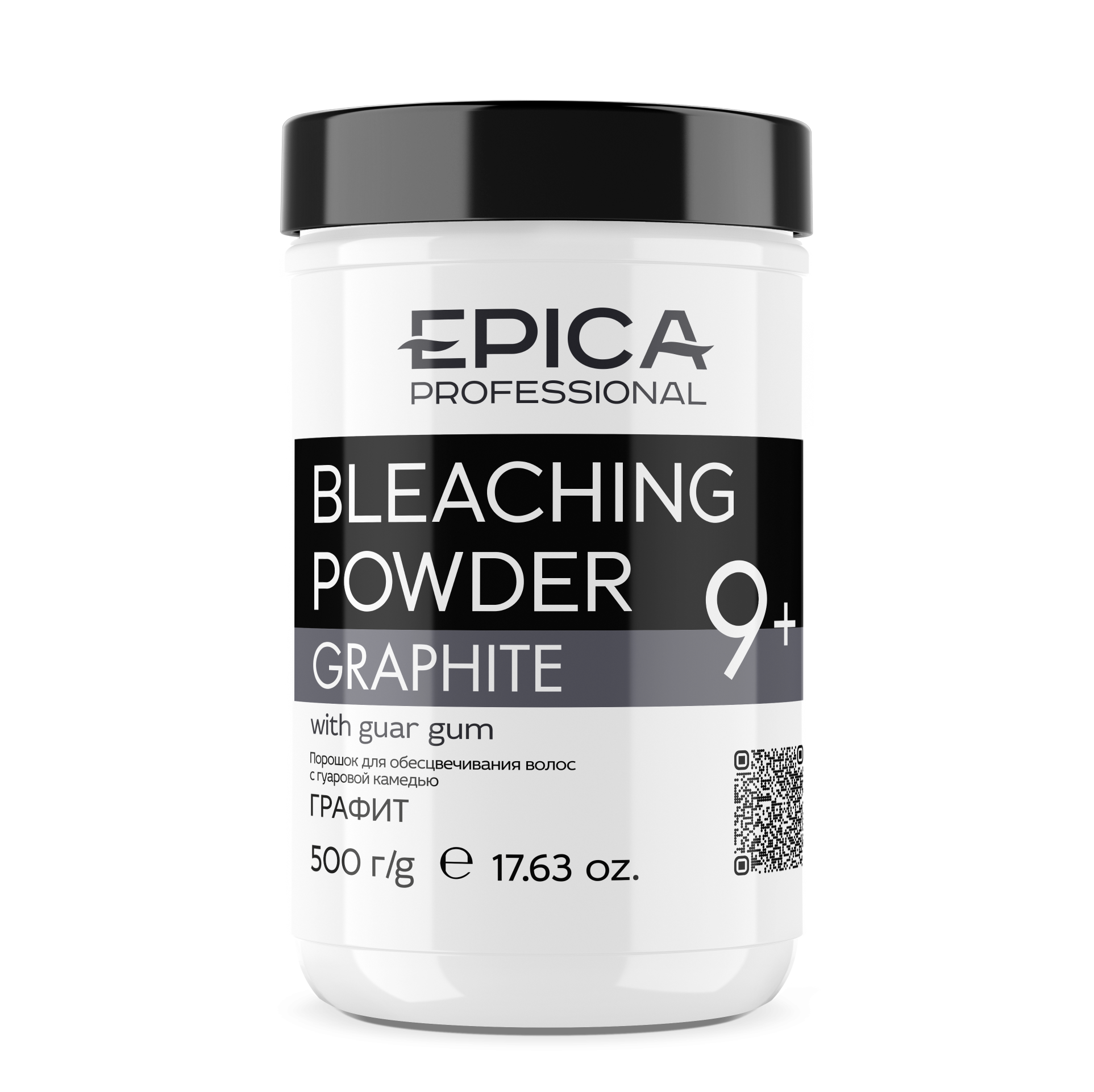 EPICA, Порошок для обесцвечивания Графитовый Bleaching Powder, 500 гр.