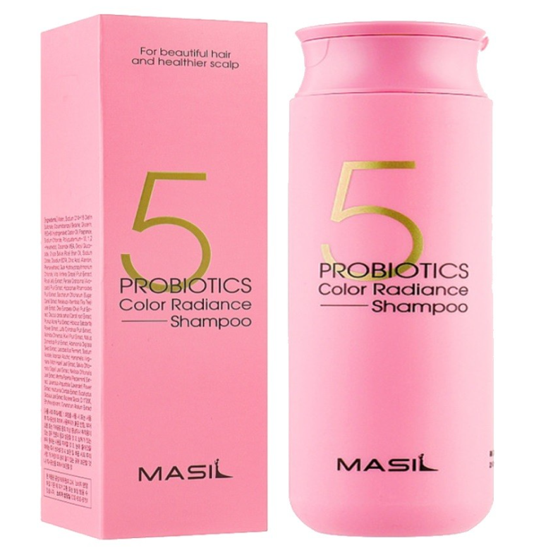 MASIL, Шампунь для сияния волос с пробиотиками 5 Probiotics Color Radiance Shampoo, 150 мл.