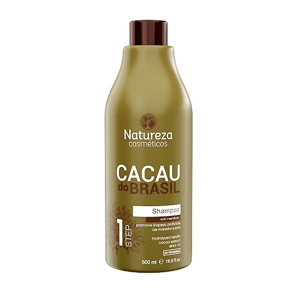 NATUREZA, Шампунь для глубокой очистки Cacau do Brasil, 500 мл.