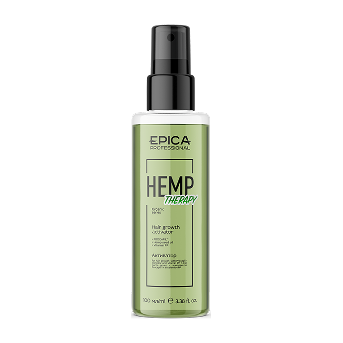 EPICA, Спрей активатор роста волос Hemp therapy Organic, 100 мл.