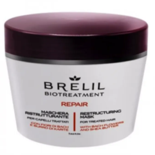 BRELIL, Восстанавливающая маска для волос Biotreatment Repair, 220 мл.