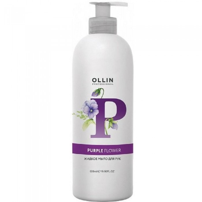 OLLIN, Жидкое мыло для рук Purple Flower, 500 мл.