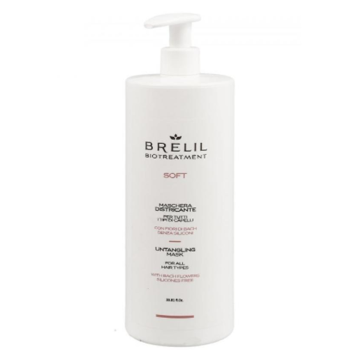 BRELIL, Маска для непослушных волос Biotreatment Soft, 1000 мл.