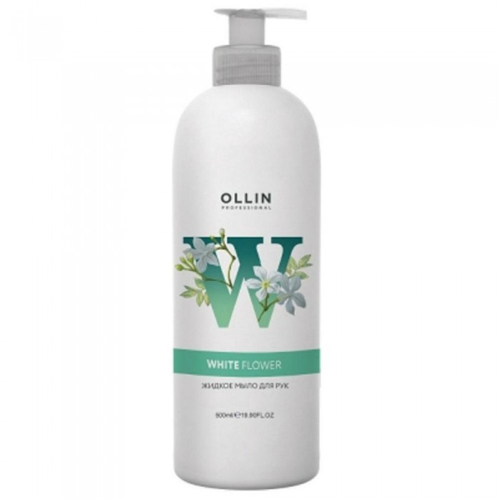 OLLIN, Жидкое мыло для рук White Flower, 500 мл.