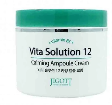 JIGOTT, Успокаивающий ампульный крем для лица Vita Solution 12 Calming Ampoule Cream, 100 мл.