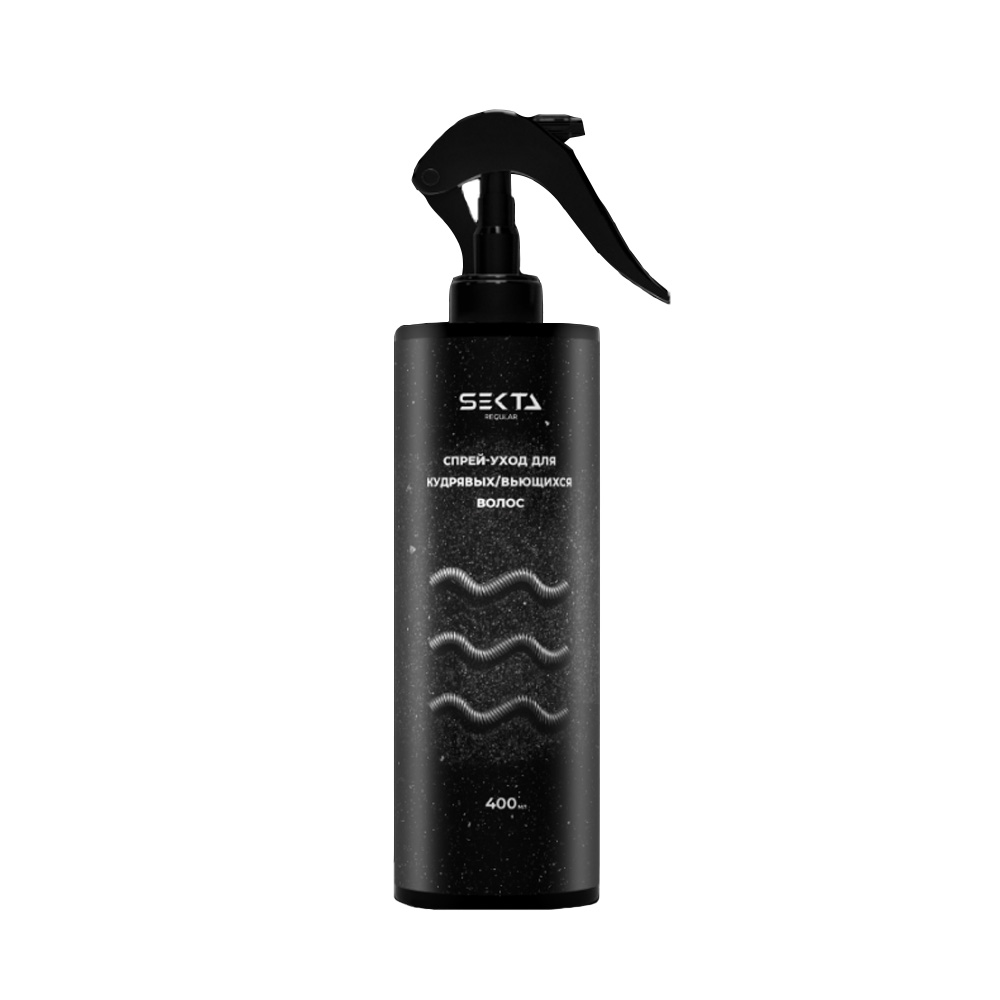 HAIR SEKTA, Спрей-уход для кудрявых и вьющихся волос, 400 мл.