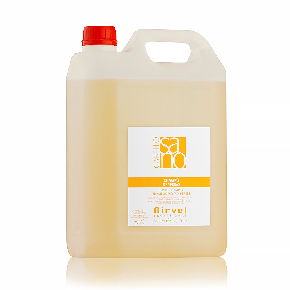 NIRVEL, Шампунь для глубокого очищения салонный Herbal Shampoo Technical Special Shampoo, 5000 мл.