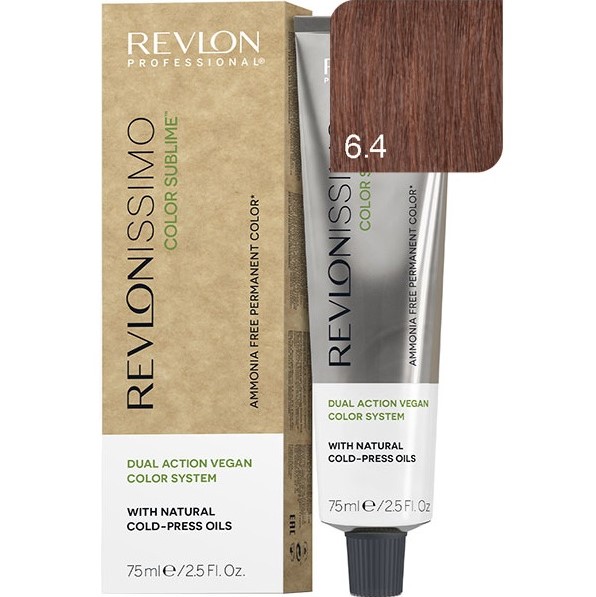 REVLON, Краска для волос Revlonissimo Color Sublime 6.4, 75 мл.
