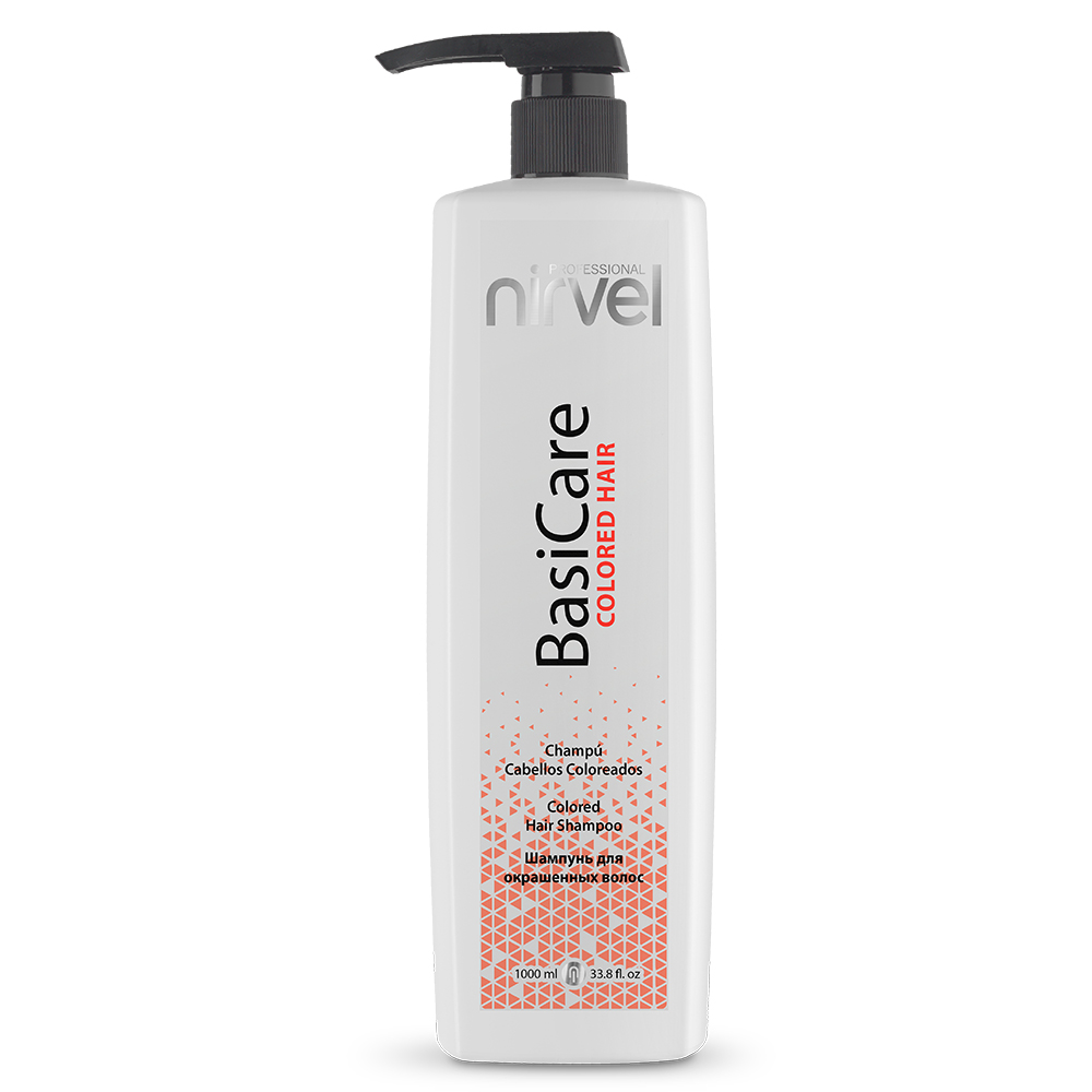 NIRVEL, Шампунь для окрашенных волос Colored Hair Shampoo BasiCare, 1000 мл.