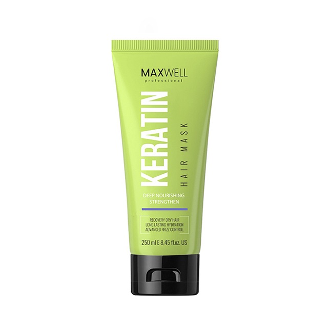MAXWELL, Маска питательная для волос Keratin Mask, 250 мл.