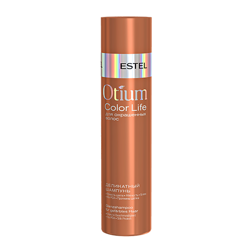 Деликатный шампунь для окрашенных волос Otium Color Life, 250 мл.