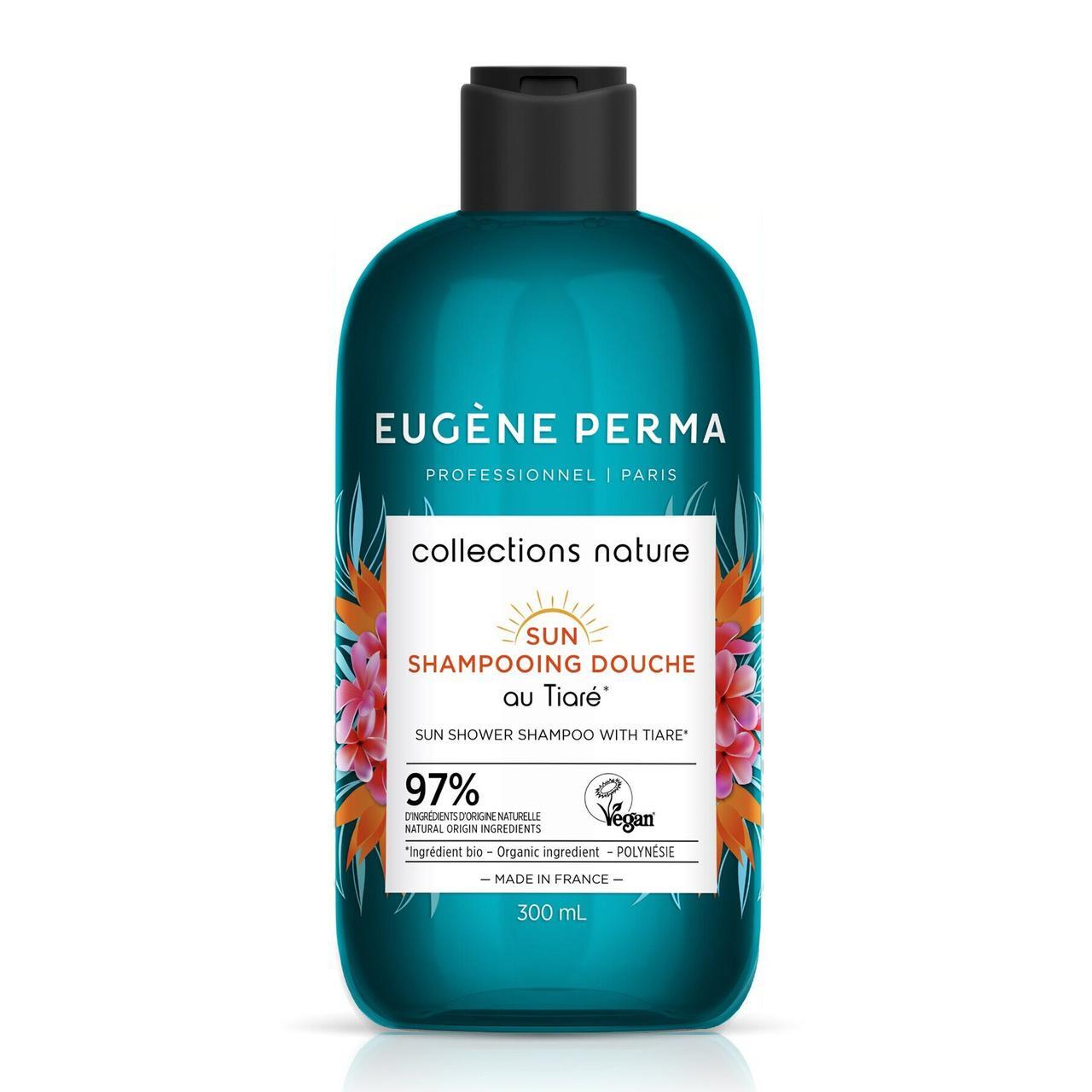 EUGENE PERMA, Шампунь-душ для волос и тела "Защита от солнца" Collections Nature, 300 мл.