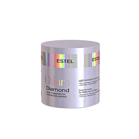 ESTEL, Шёлковая маска для гладкости и блеска волос Otium Diamond, 300 мл.