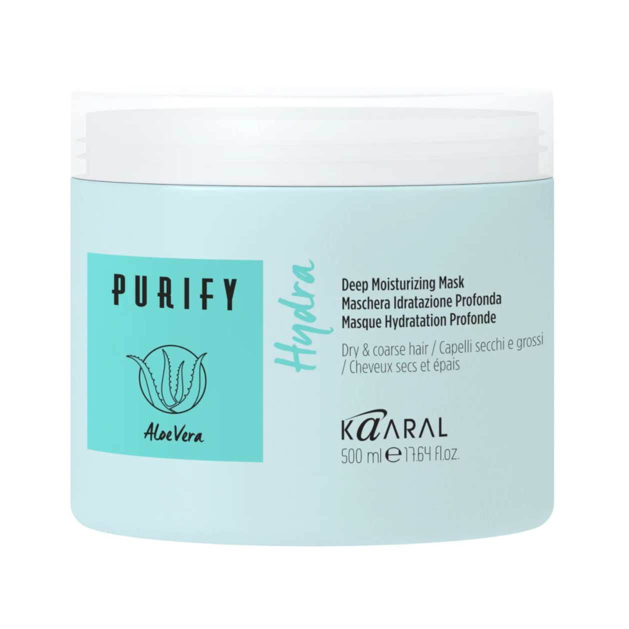 KAARAL, Интенсивная увлажняющая питательная маска для волос Purify-Deep nourish mask, 500 мл.